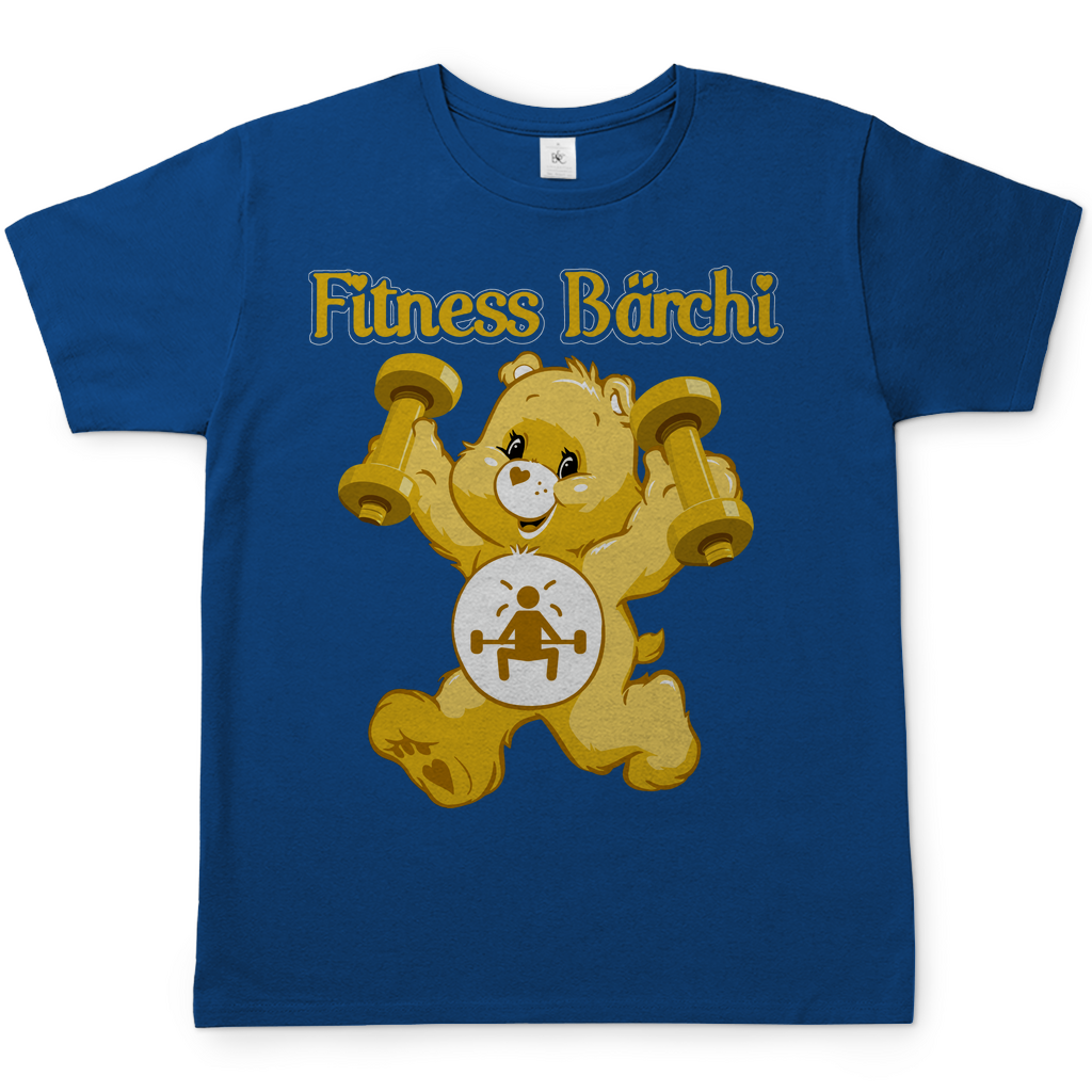 Fitness Bärchi - Glücksbärchi - Herren Shirt Royal Blue