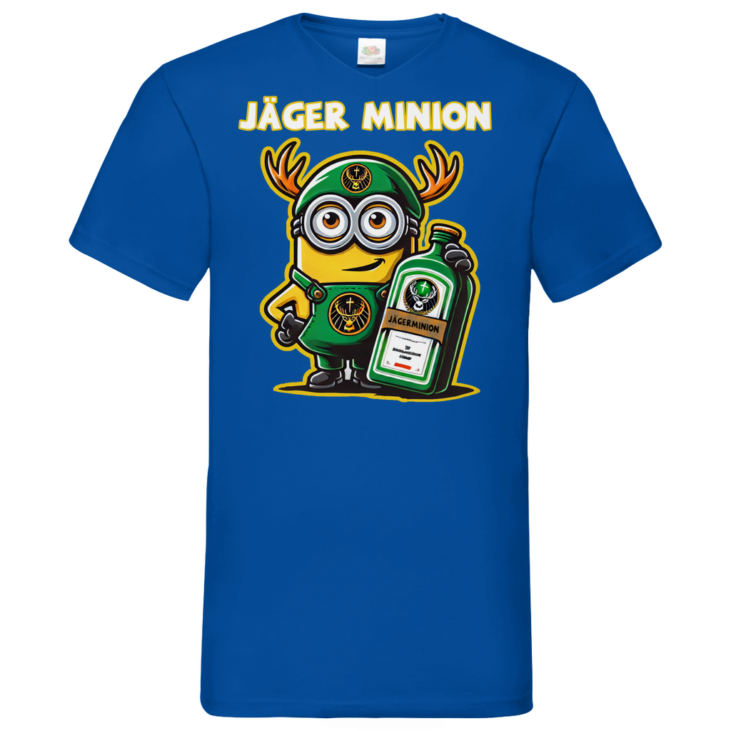 Jäger Minion - Herren V-Neck Shirt