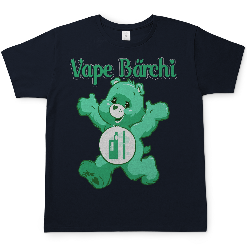 Vape Bärchi - Glücksbärchi - Herren Shirt Navy