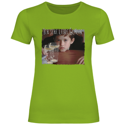 Ich sehe leere Gläser - Damenshirt Orchid Green