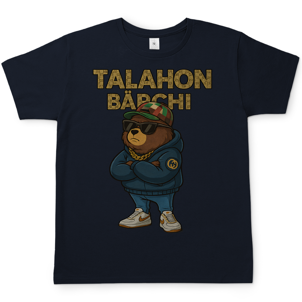 Talahon Bärchi - Glücksbärchi - Herren T-Shirt Navy