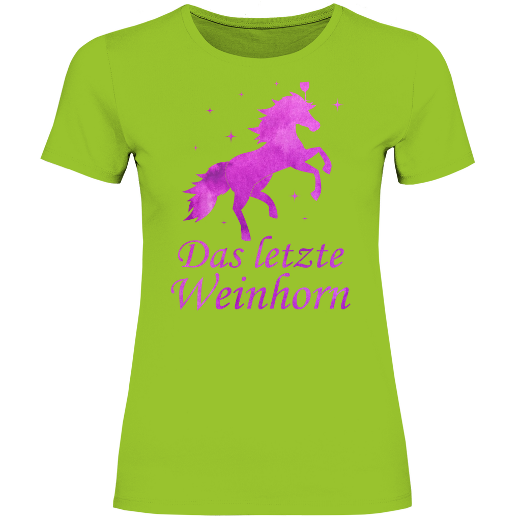 Das letzte Weinhorn - Prinzessin Aquarell - Damenshirt