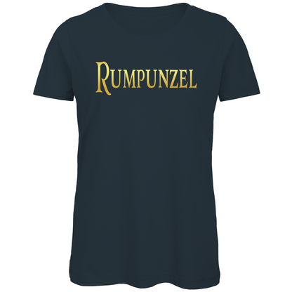 Rumpunzel - Prinzessin Gold - Damen Premium Bio T-Shirt Dark Grey
