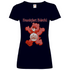 Frankfurt Bärchi - Glücksbärchi - V-Neck Damenshirt Deep Navy