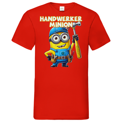 Handwerker Minion - Herren V-Neck Shirt