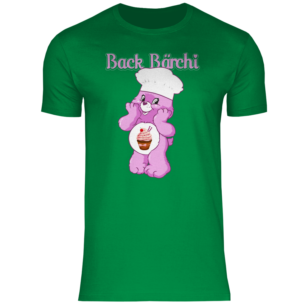 Back Bärchi - Glücksbärchi - Herren Shirt Kelly Green