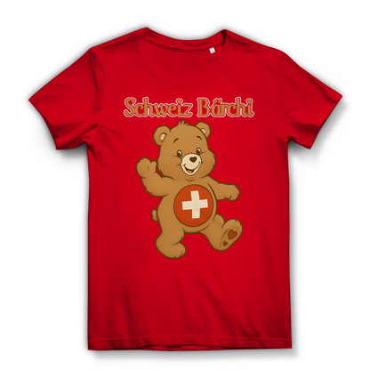Schweiz Bärchi - Glücksbärchi - Damen Premium Bio T-Shirt