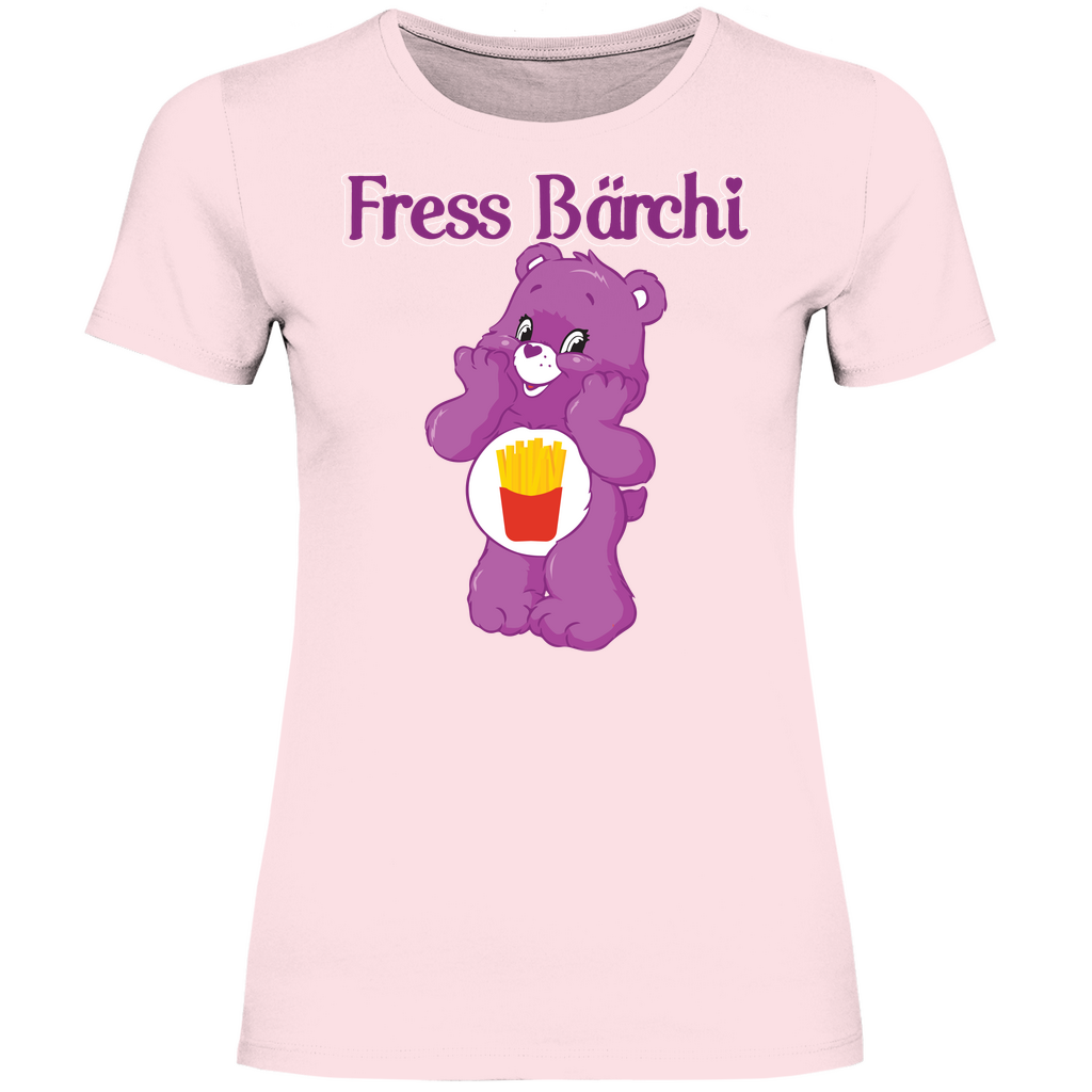Fress Bärchi - Glücksbärchi - Damenshirt