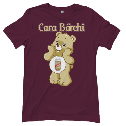Cara Bärchi - Glücksbärchi - Damenshirt Burgundy