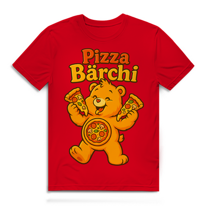 Pizza Bärchi - Glücksbärchi - Herren Premium Bio T-Shirt