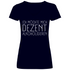 Ich möchte mich dezent alkoholisieren - V-Neck Damenshirt Deep Navy