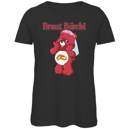Braut Bärchi - Glücksbärchi - Damen Premium Bio T-Shirt Black