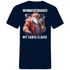 Weihnachtsrausch mit Santa Clause - Herren V-Neck Shirt Navy