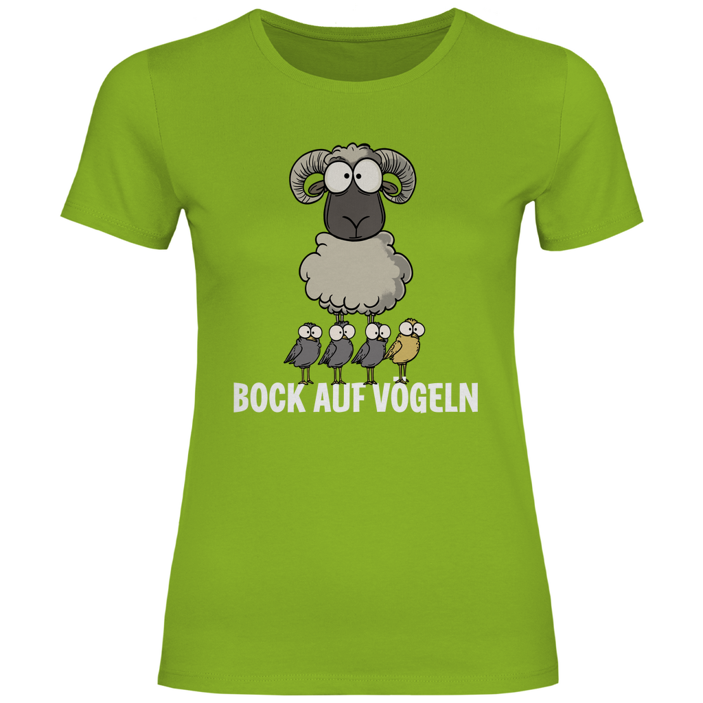 Bock auf Vögeln - Damenshirt