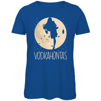 Mond Prinzessin - Vodkahontas - Damen Premium Bio T-Shirt Royal Blue