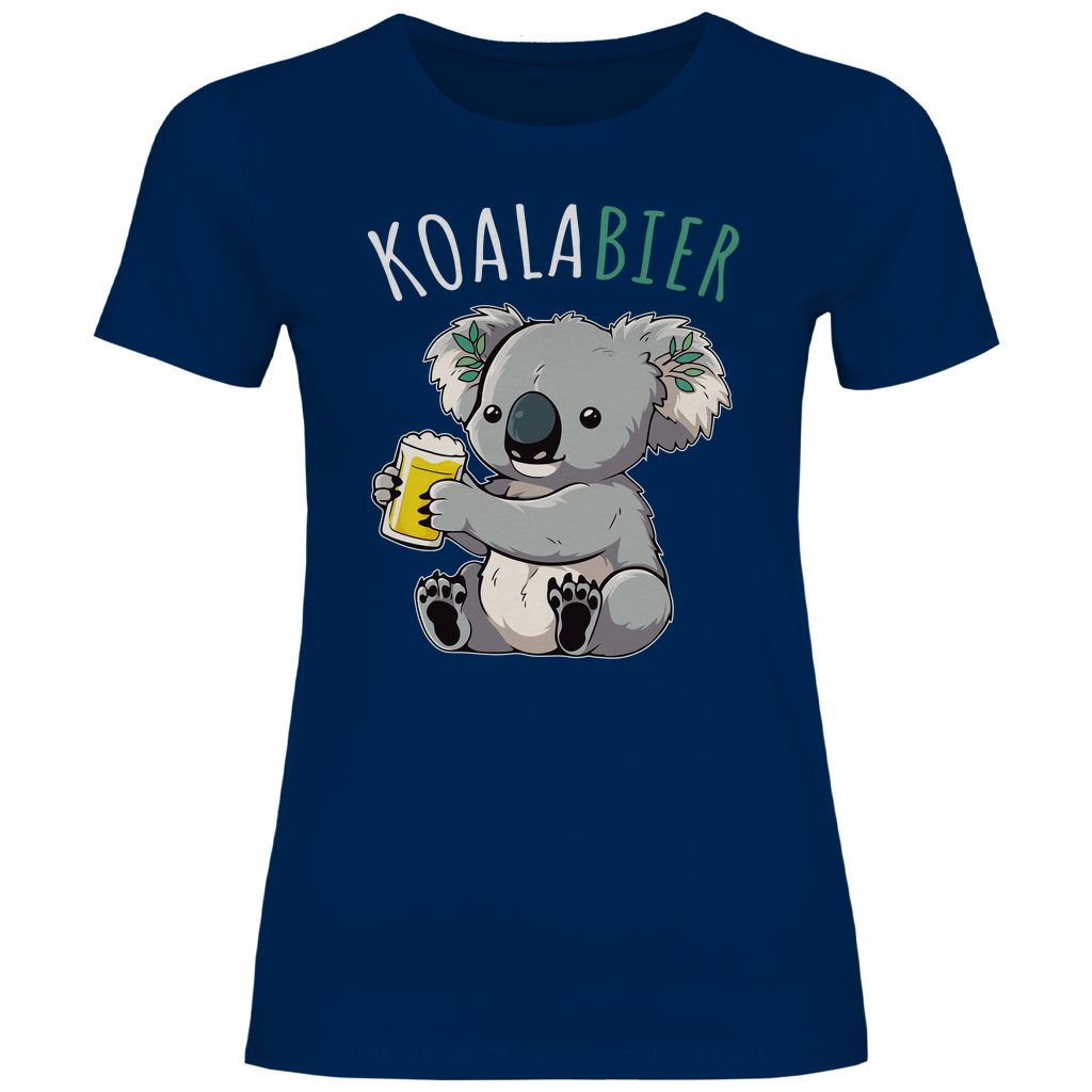 Koalabier - Damenshirt Navy