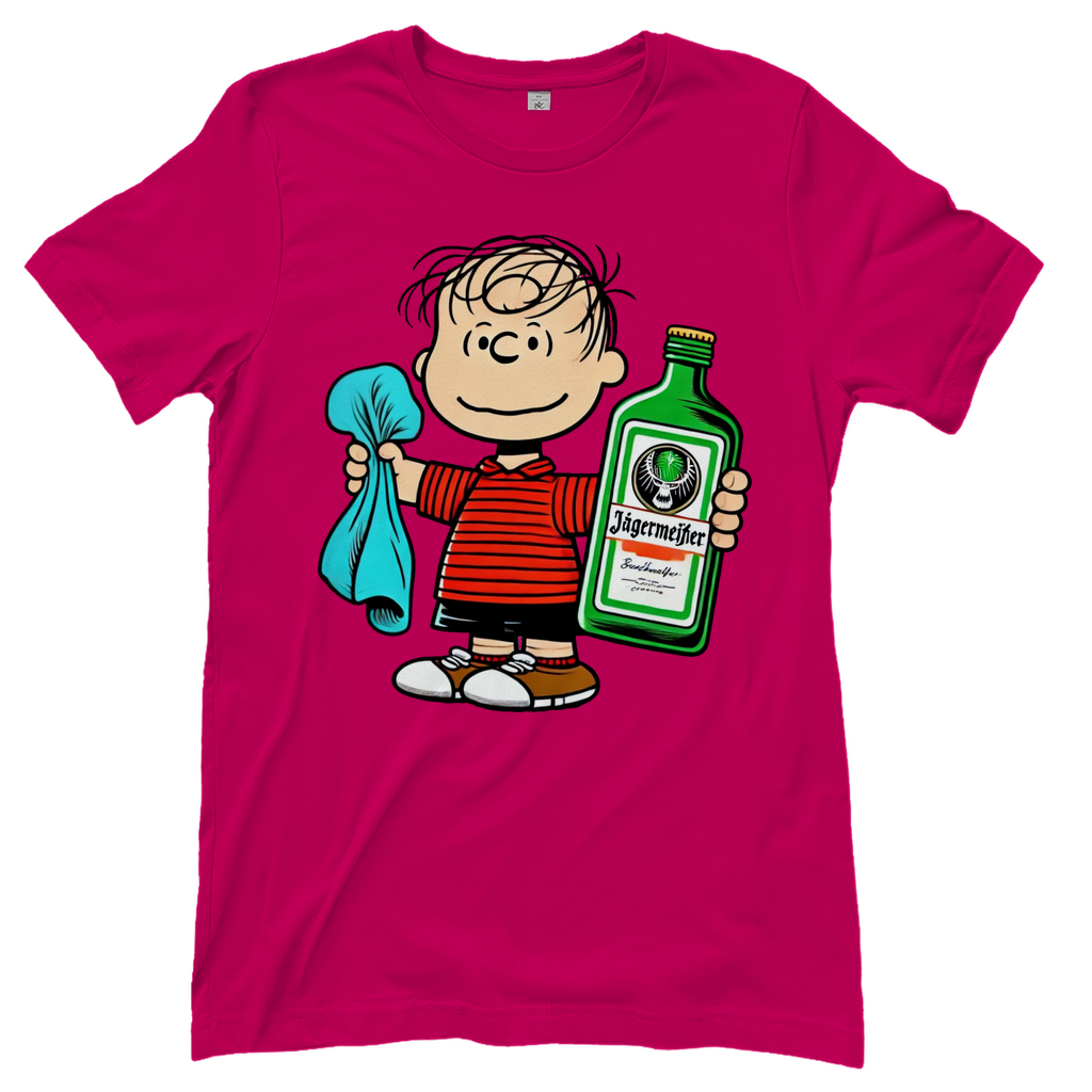 Linus van Pelt mit Jäger -  Die Peanuts - Damenshirt