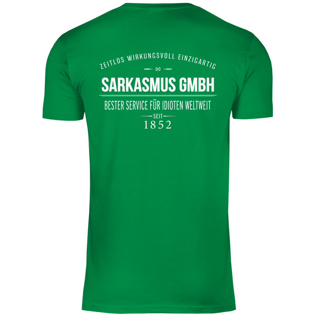 Sarkasmus GmbH bester Service für Idioten weltweit - Herren Shirt