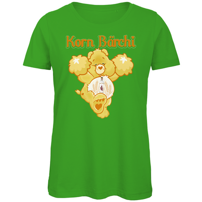 Korn Bärchi - Glücksbärchi - Damen Premium Bio T-Shirt Real Green