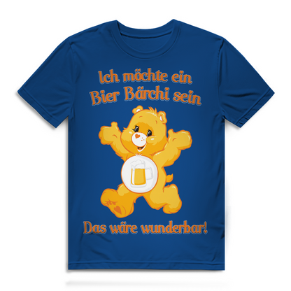 Herren Premium Bio T-Shirt Ich möchte ein Bier Bärchi sein das wäre wunderbar! Royal Blue