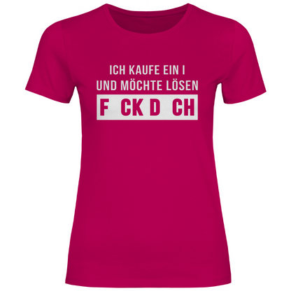 Ich kaufe ein I und möchte lösen - Damenshirt Sorbet