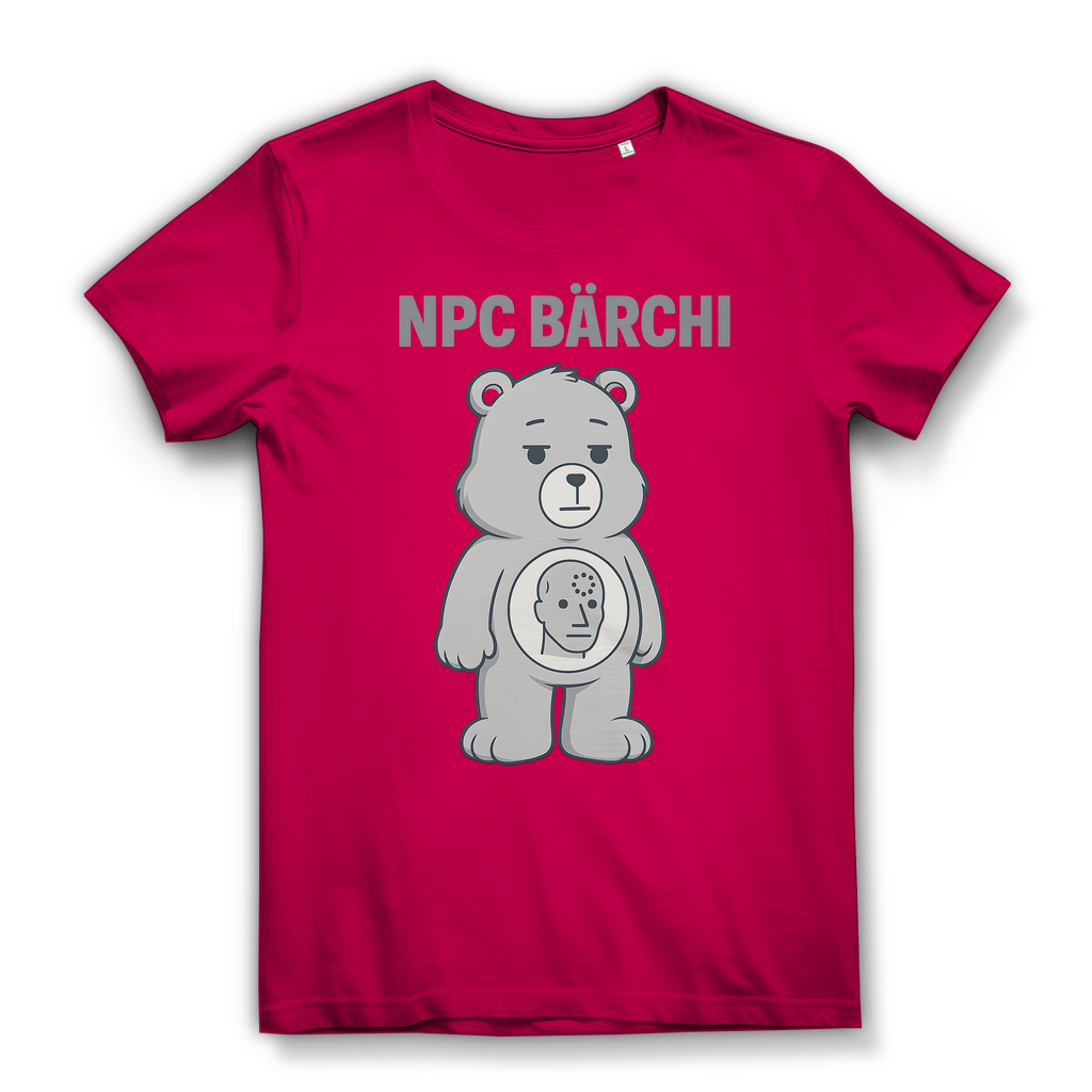 NPC Bärchi - Glücksbärchi - Damen Premium Bio T-Shirt Fuchsia