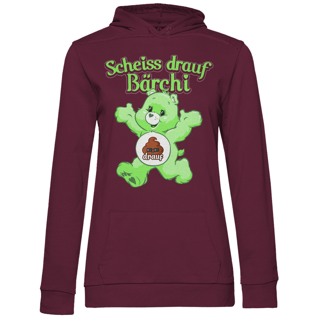 Scheiss drauf Bärchi - Glücksbärchi - Damen Hoodie