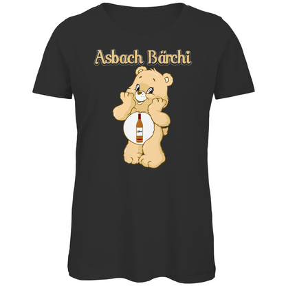 Asbach Bärchi - Glücksbärchi - Damen Premium Bio T-Shirt Black