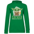 Ein Bier bringen du sollst Baby Yoda Grogu - Damen Hoodie Kelly Green