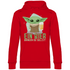 Ein Bier bringen du sollst Baby Yoda Grogu - Unisex Hoodie Red