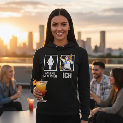Andere Menschen Ich Einhorn - Damen Hoodie
