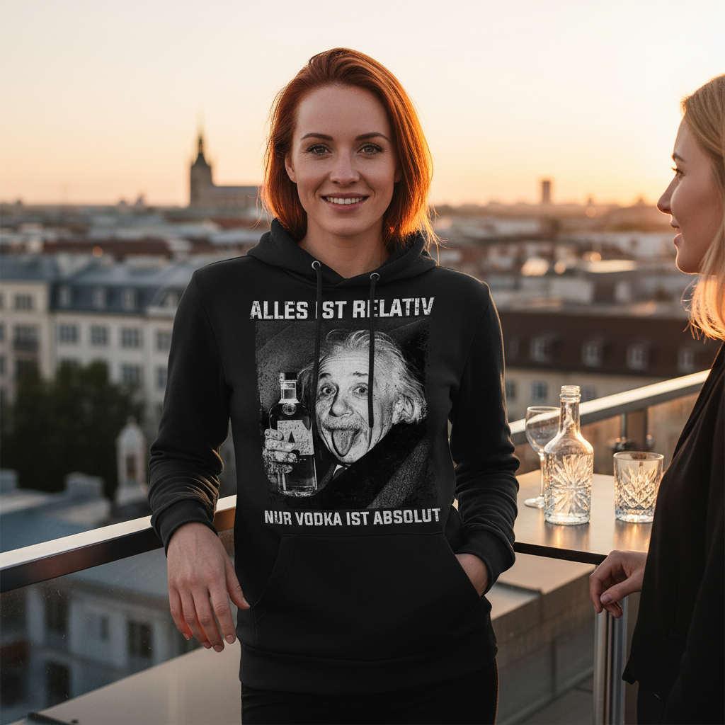 Alles ist relativ nur Vodka ist absolut - Damen Hoodie