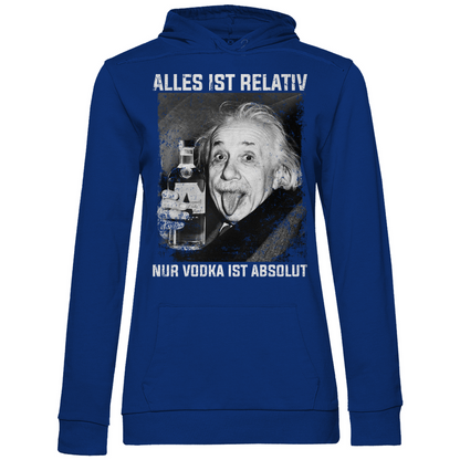 Alles ist relativ nur Vodka ist absolut - Damen Hoodie Royal