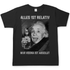Alles ist Relativ nur Vodka ist Absolut Albert Einstein - Herren Shirt Black