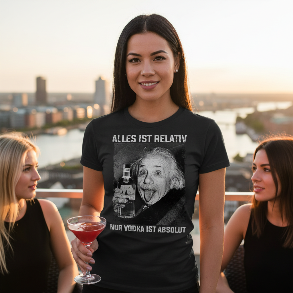 Alles ist Relativ nur Vodka ist Absolut - Damenshirt