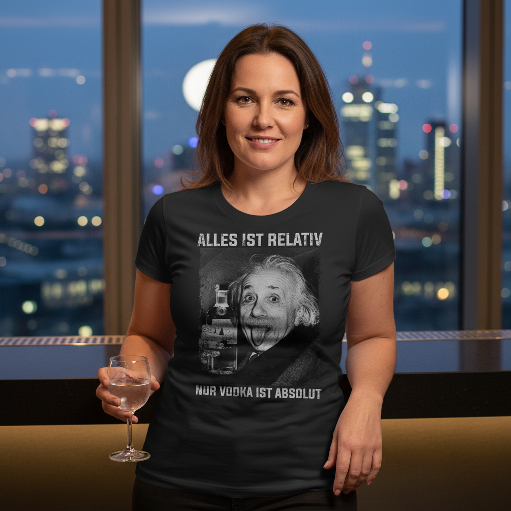 Alles ist Relativ nur Vodka ist Absolut - Damenshirt