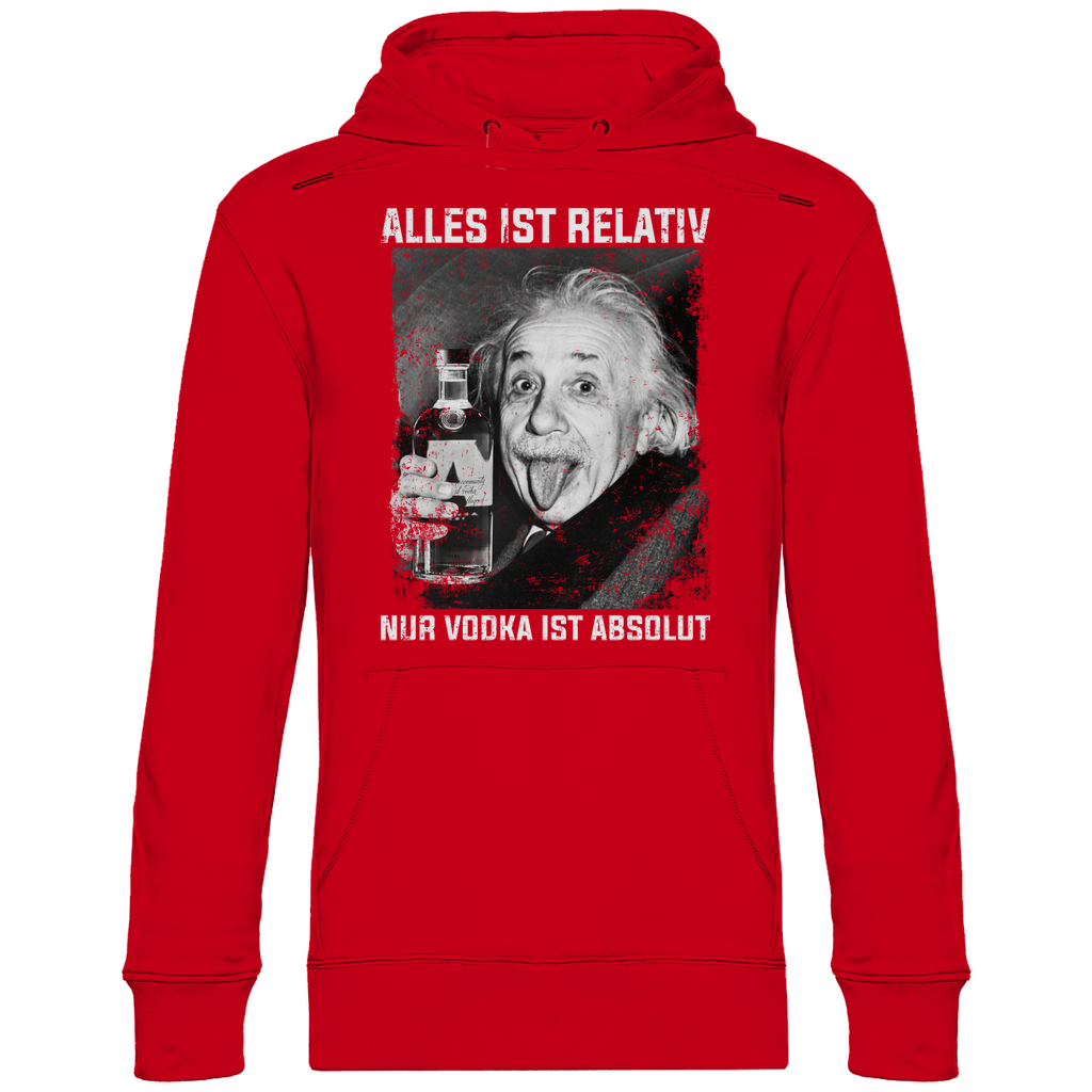 Alles ist relativ nur Vodka ist absolut - Unisex Hoodie Red
