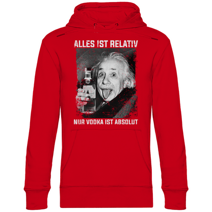 Alles ist relativ nur Vodka ist absolut - Unisex Hoodie Red
