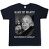 Alles ist Relativ nur Vodka ist Absolut Albert Einstein - Herren Shirt Navy