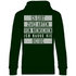 Es gibt zwei Arten von Menschen - Unisex Hoodie Forest Green
