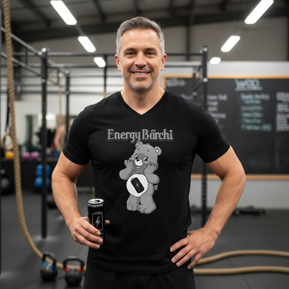 Energy Bärchi - Glücksbärchi - Herren V-Neck Shirt