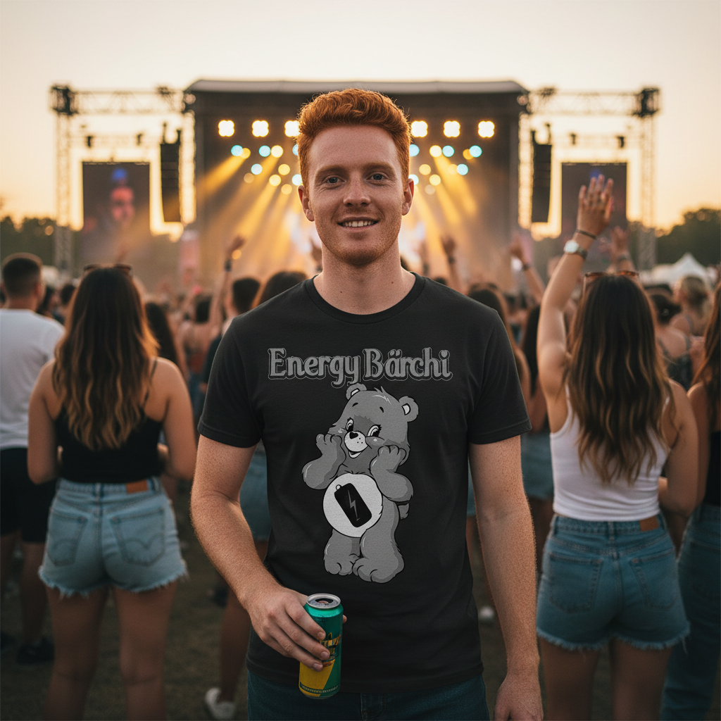 Energy Bärchi - Glücksbärchi - Herren Shirt