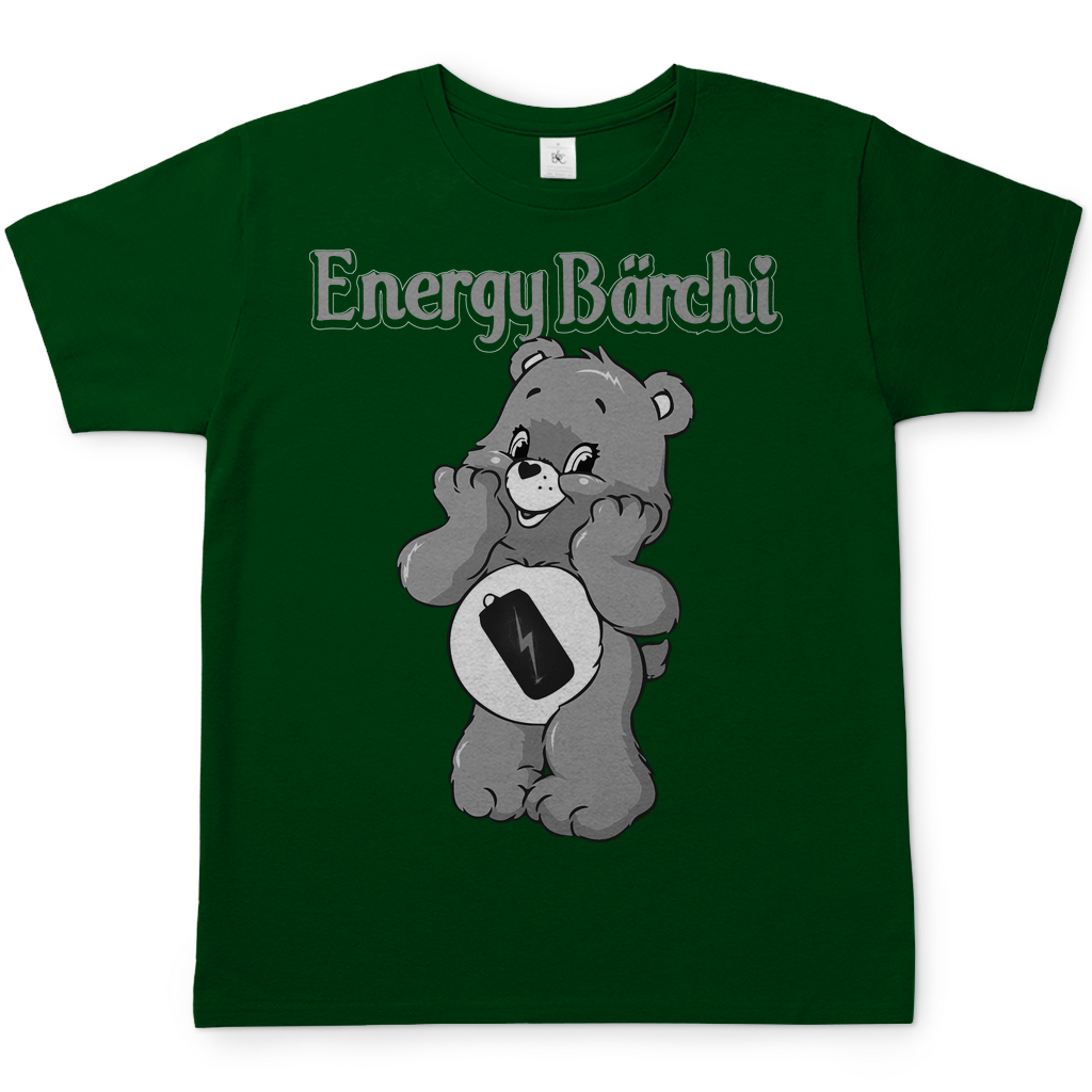 Energy Bärchi - Glücksbärchi - Herren Shirt Bottle Green