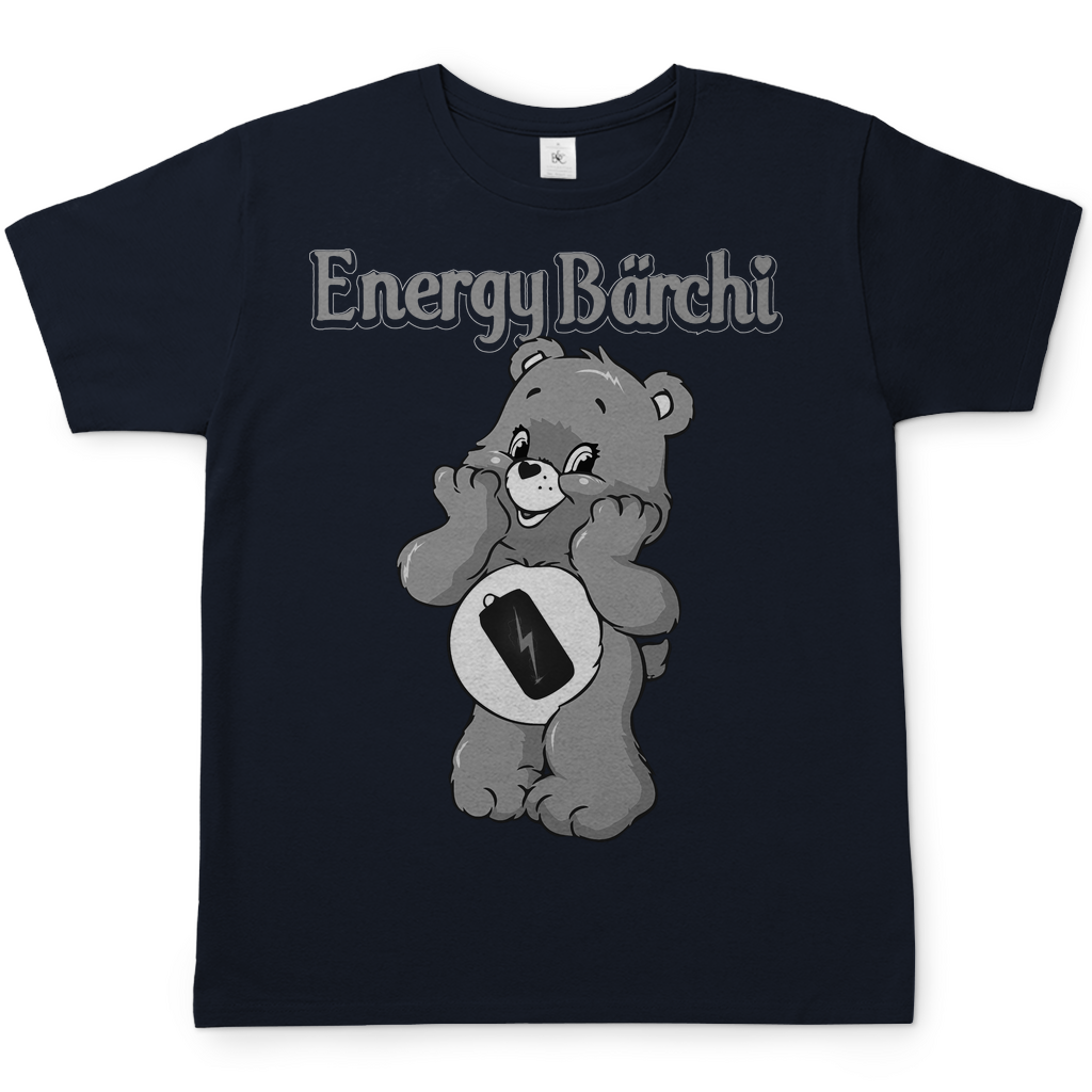Energy Bärchi - Glücksbärchi - Herren Shirt Navy