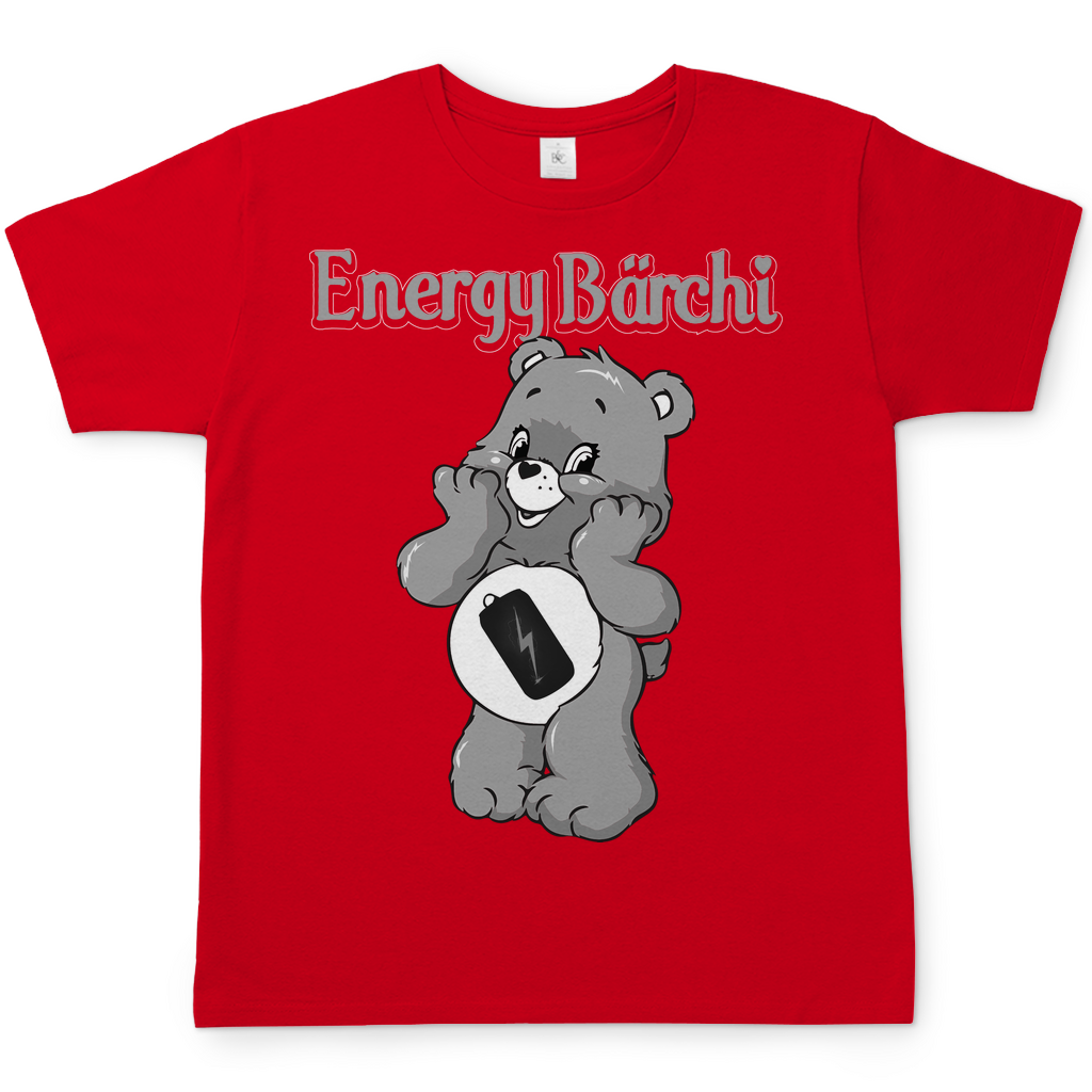 Energy Bärchi - Glücksbärchi - Herren Shirt Red