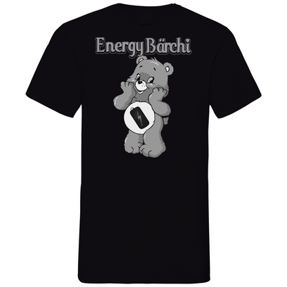 Energy Bärchi - Glücksbärchi - Herren V-Neck Shirt Black