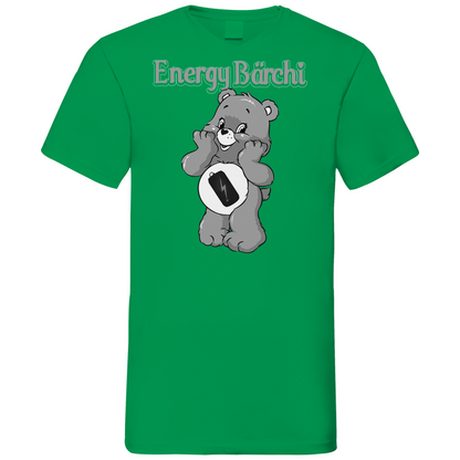Energy Bärchi - Glücksbärchi - Herren V-Neck Shirt Kelly Green