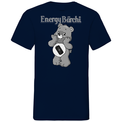 Energy Bärchi - Glücksbärchi - Herren V-Neck Shirt Navy