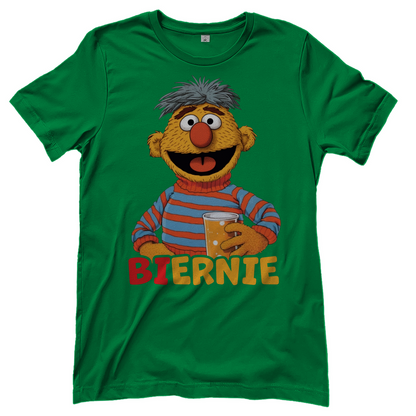 Sesamstraße - Ernie Biernie - Damenshirt Kelly Green