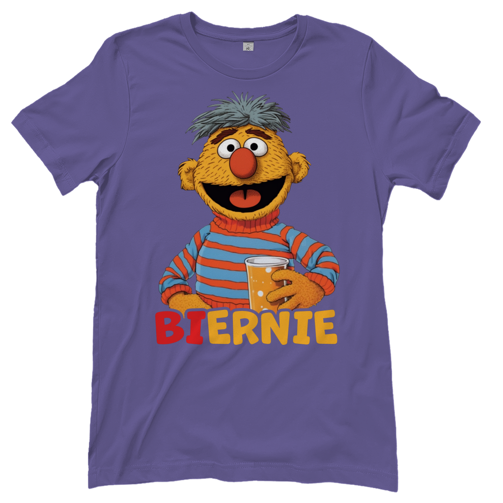 Sesamstraße - Ernie Biernie - Damenshirt Millennial Lilac
